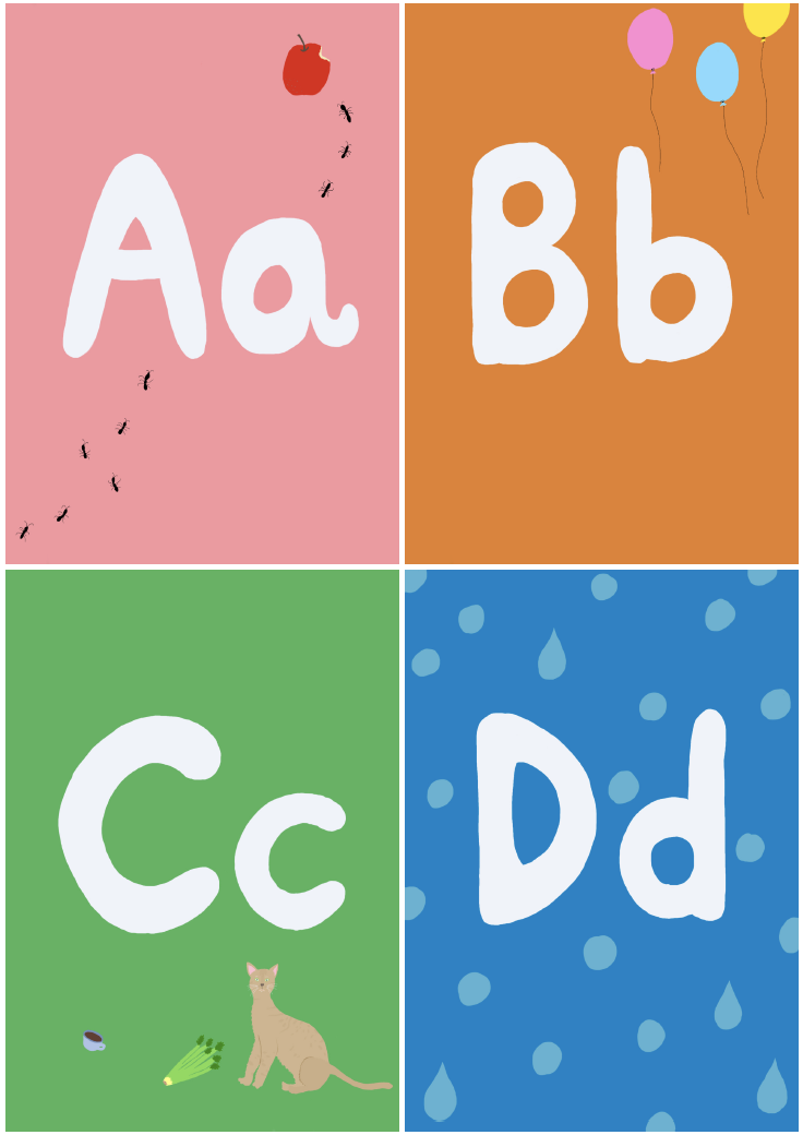Alphabet Flash Cards (A-Z) — Moshi Moshi Classroom